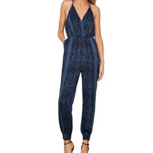 BCBG Snakeskin Jumpsuit